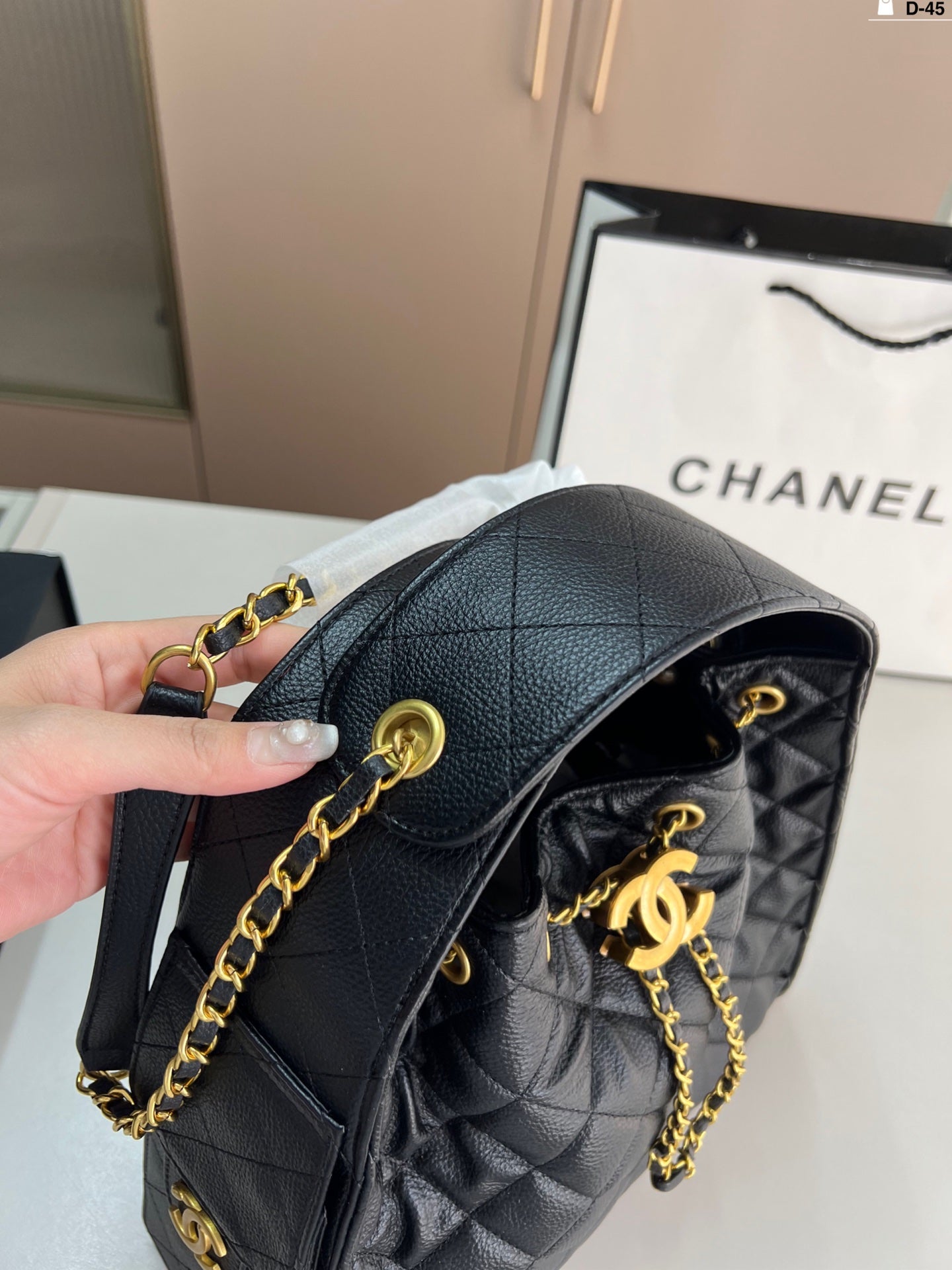 Chanel Hippie Underarm Tote Bag