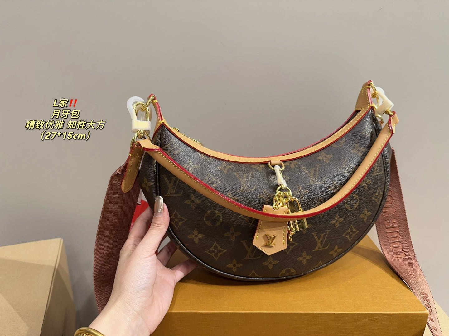 LV Carryall Crescent Bag