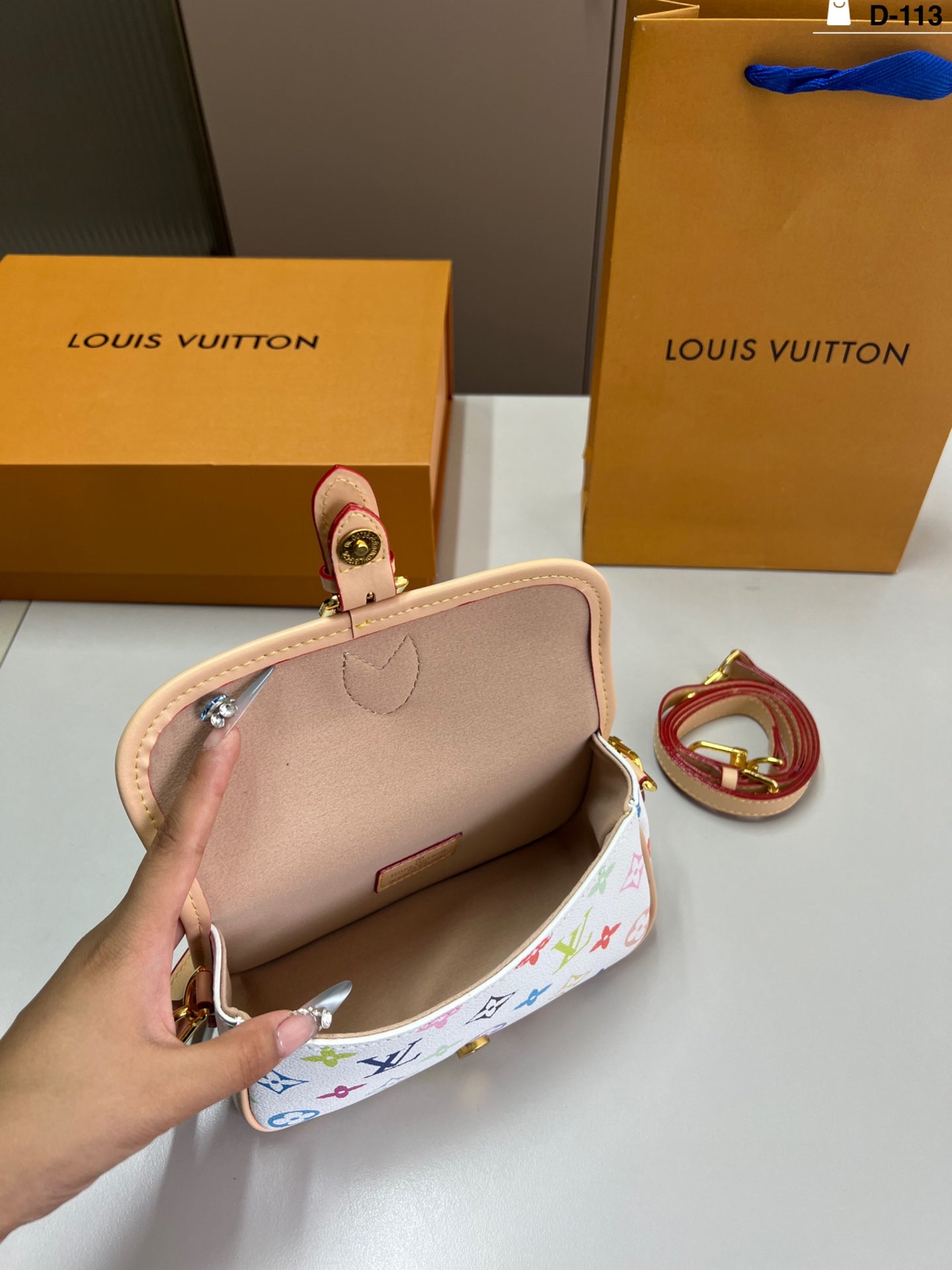 LV Louis Vuitton Mini Baguette Bag