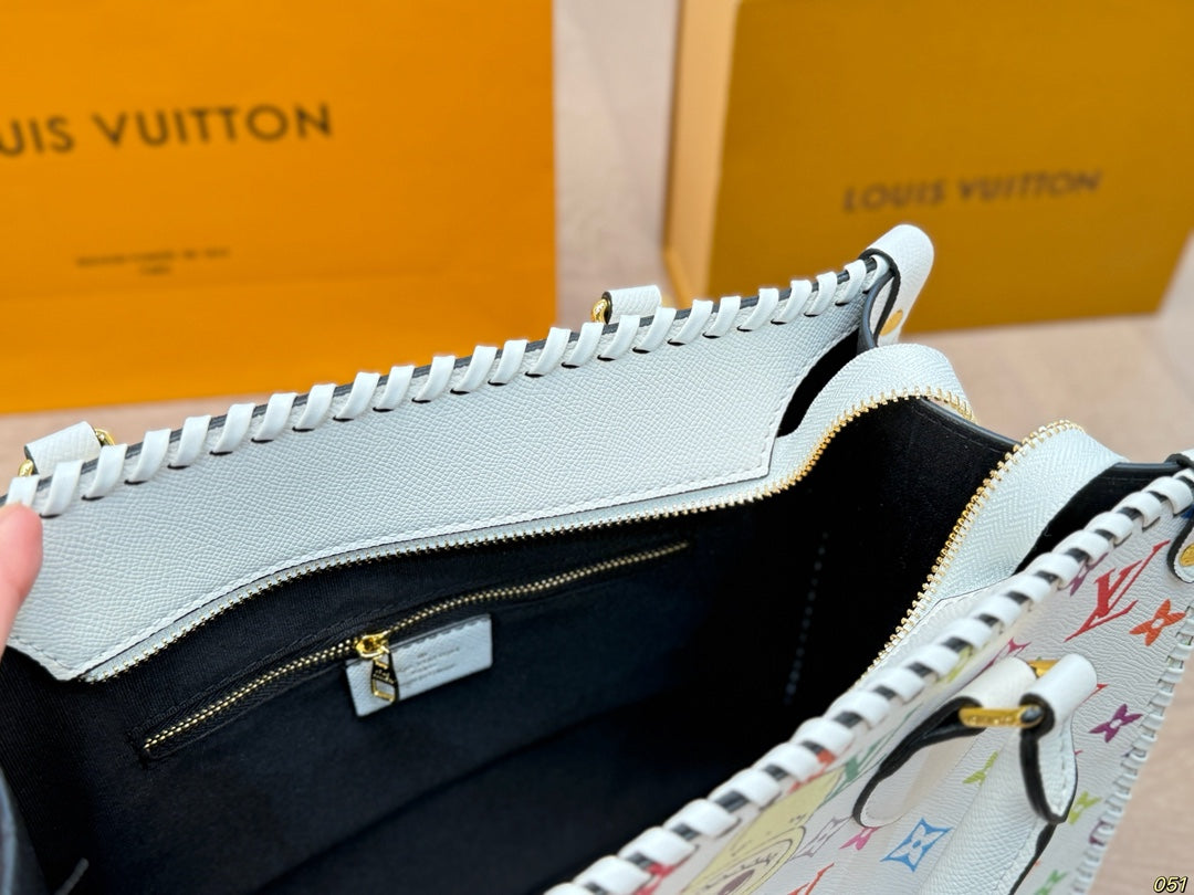 LV Labubu Graffiti Style Limited Onthego Tote Bag