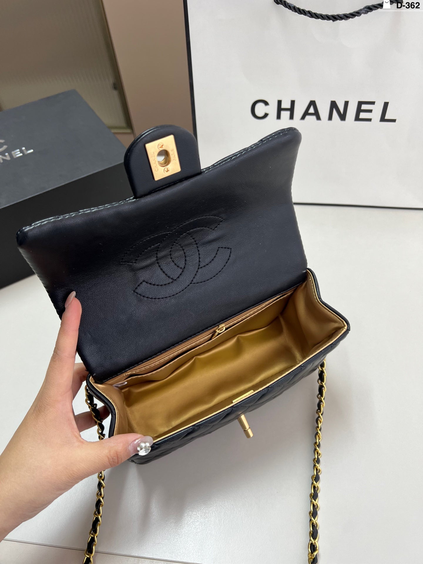 CHANEL Square Handle Bag