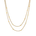 Oracle Lumina // Double-Layer Fluid Snake Chain & Disc Choker