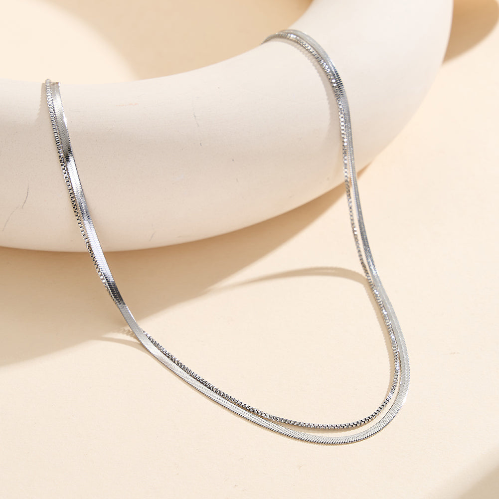 Velvet Meridian // Dual-Texture Herringbone & Fine Cable Choker