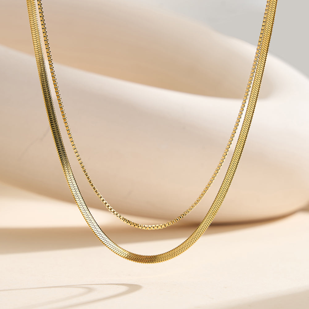 Velvet Meridian // Dual-Texture Herringbone & Fine Cable Choker