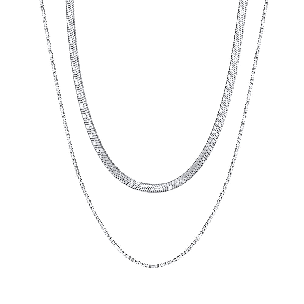 Velvet Meridian // Dual-Texture Herringbone & Fine Cable Choker