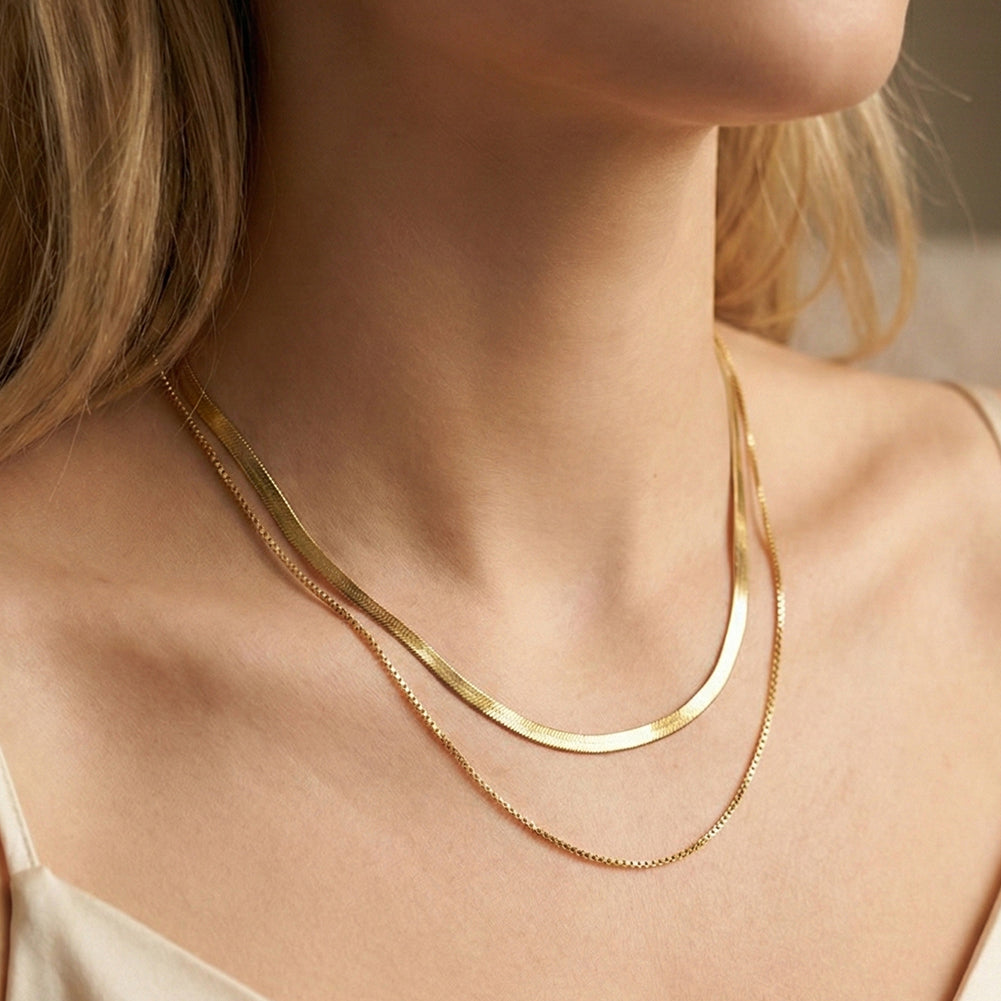 Velvet Meridian // Dual-Texture Herringbone & Fine Cable Choker