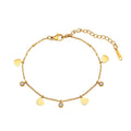 Aura Amour // Dainty Heart & CZ Crystal Shimmer Bracelet