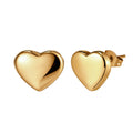 Aura Amour // Sculptural Puffy Heart Stud Earrings