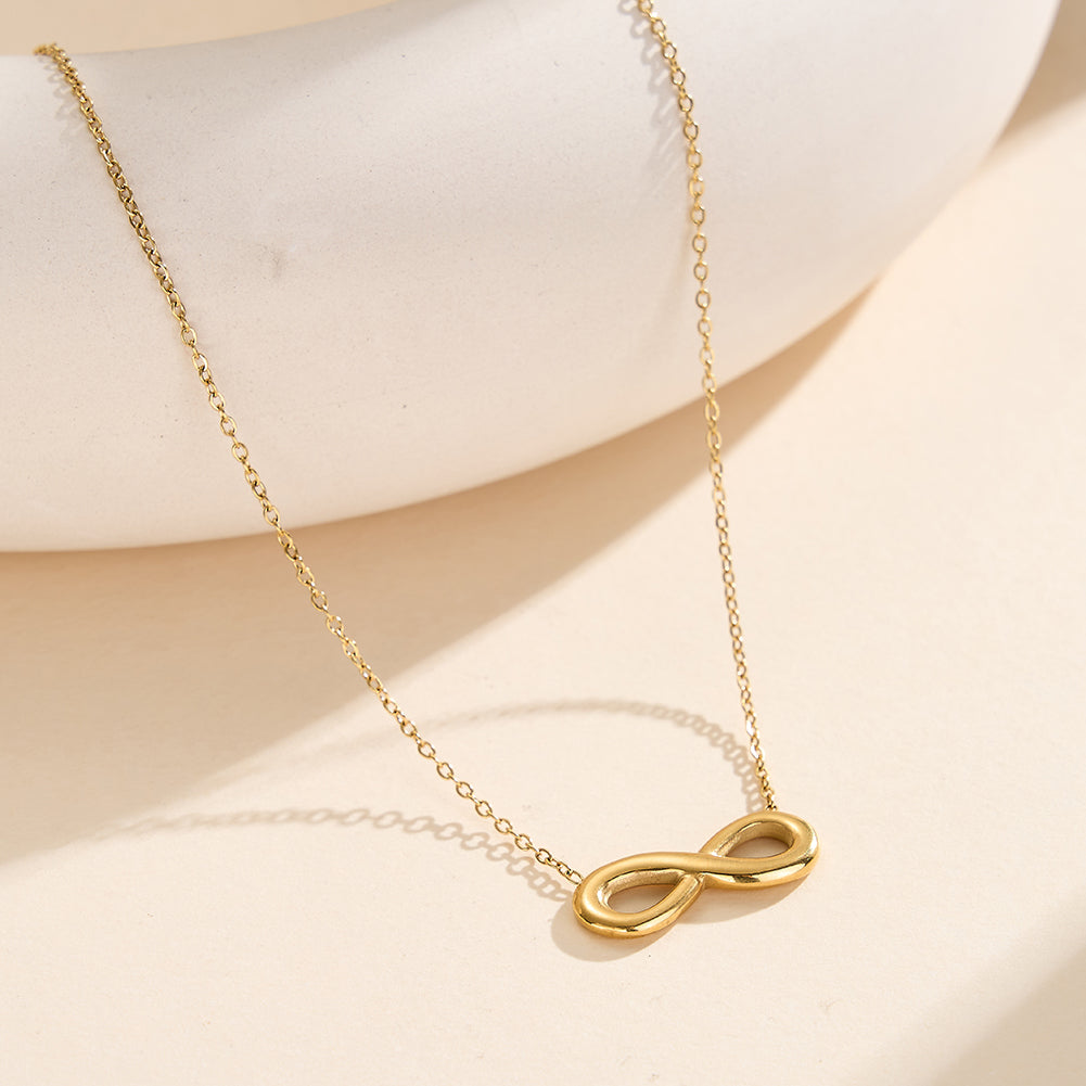 Velvet Meridian // Sculptural Infinity Pendant Necklace