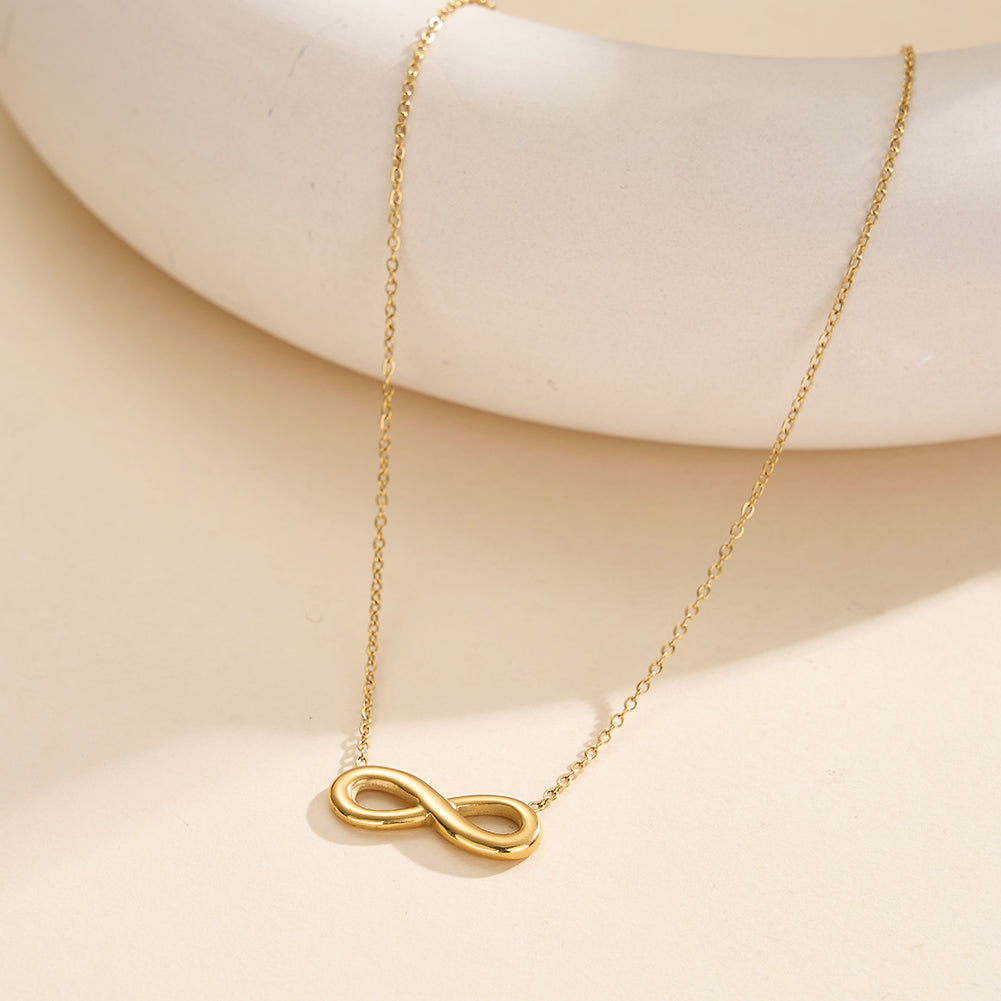 Velvet Meridian // Sculptural Infinity Pendant Necklace