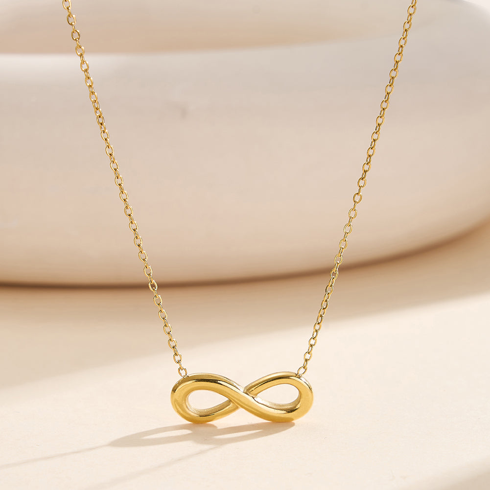 Velvet Meridian // Sculptural Infinity Pendant Necklace
