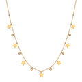 Aura Celestial // Star & CZ Crystal Shimmer Charm Necklace